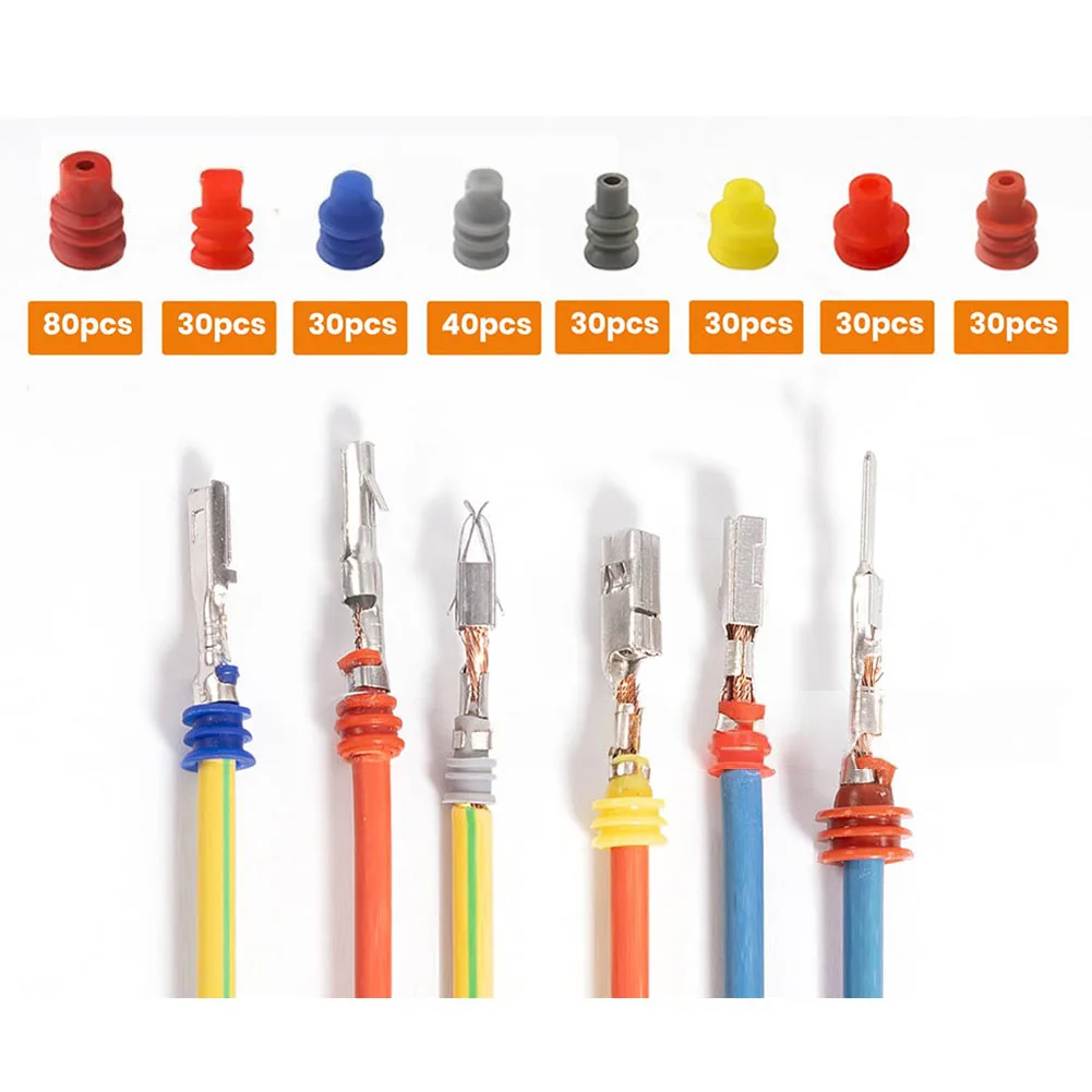 

578PCS Automotive Connector Pins Kit And Female Wire Seals Removal Tool Kit Car Electrical Wire Crimp Connector Extractor Kit