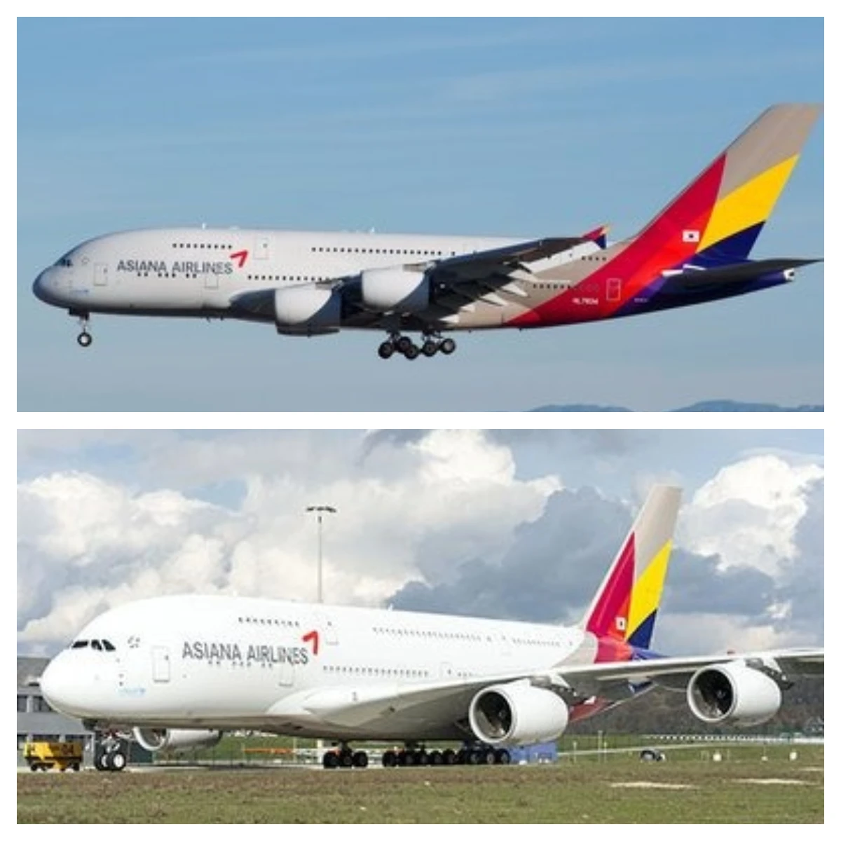 لآسيا نموذج طائرة A380 الطيران لعبة مجسمة 1/160 مقياس مع أضواء LED وعجلات البلاستيك الراتنج نموذج طائرات أطقم