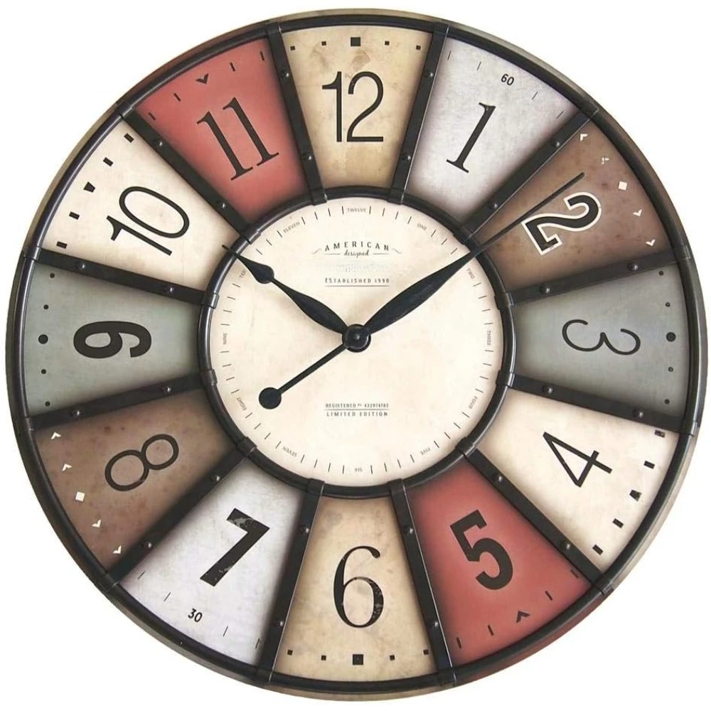 Color Motif Wall Clock, 27