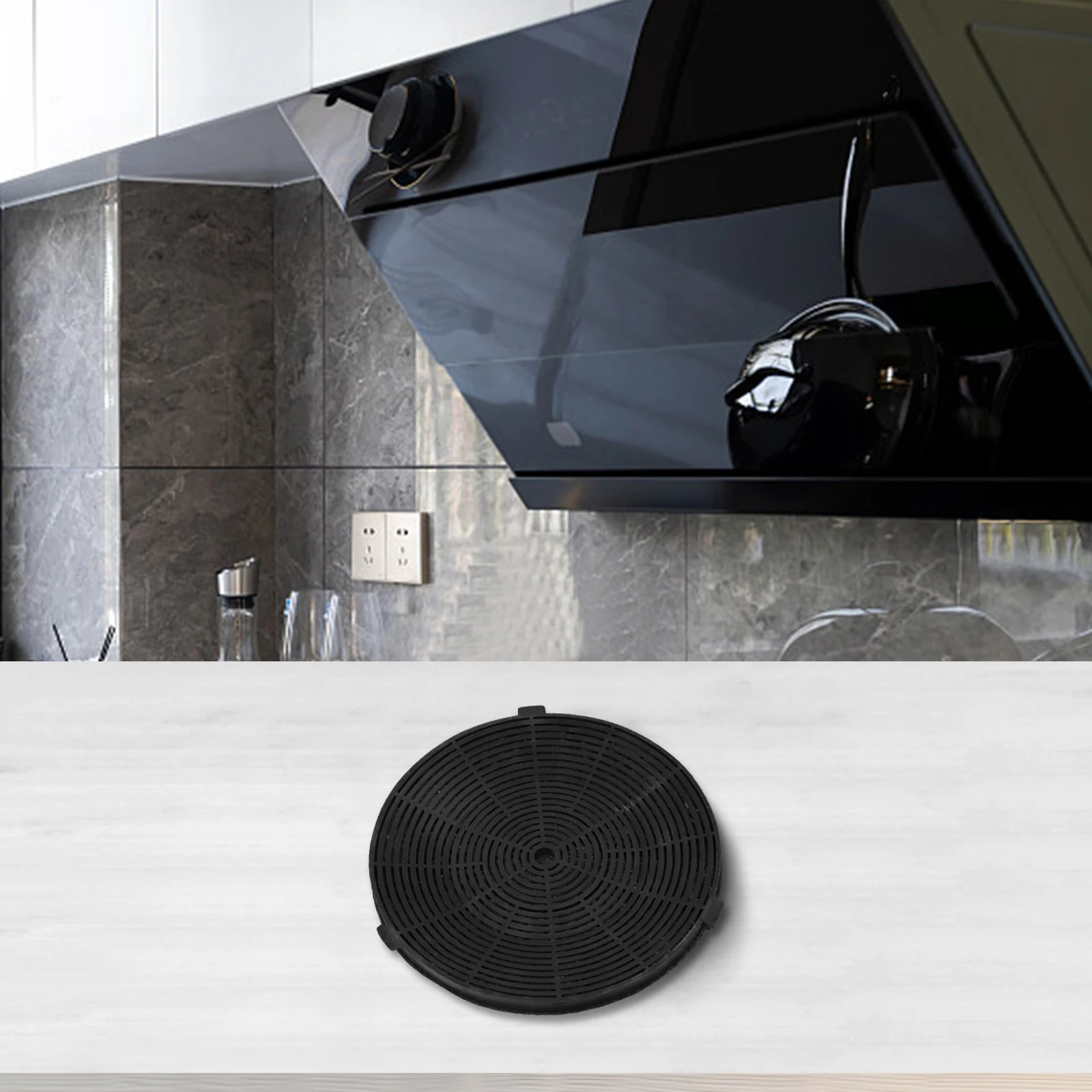 Filter For Kitchen Hood Kitchen Range Hood Home Cooking Protective Gloves Required Reliable Performance 175mm X 175mm X 10mm