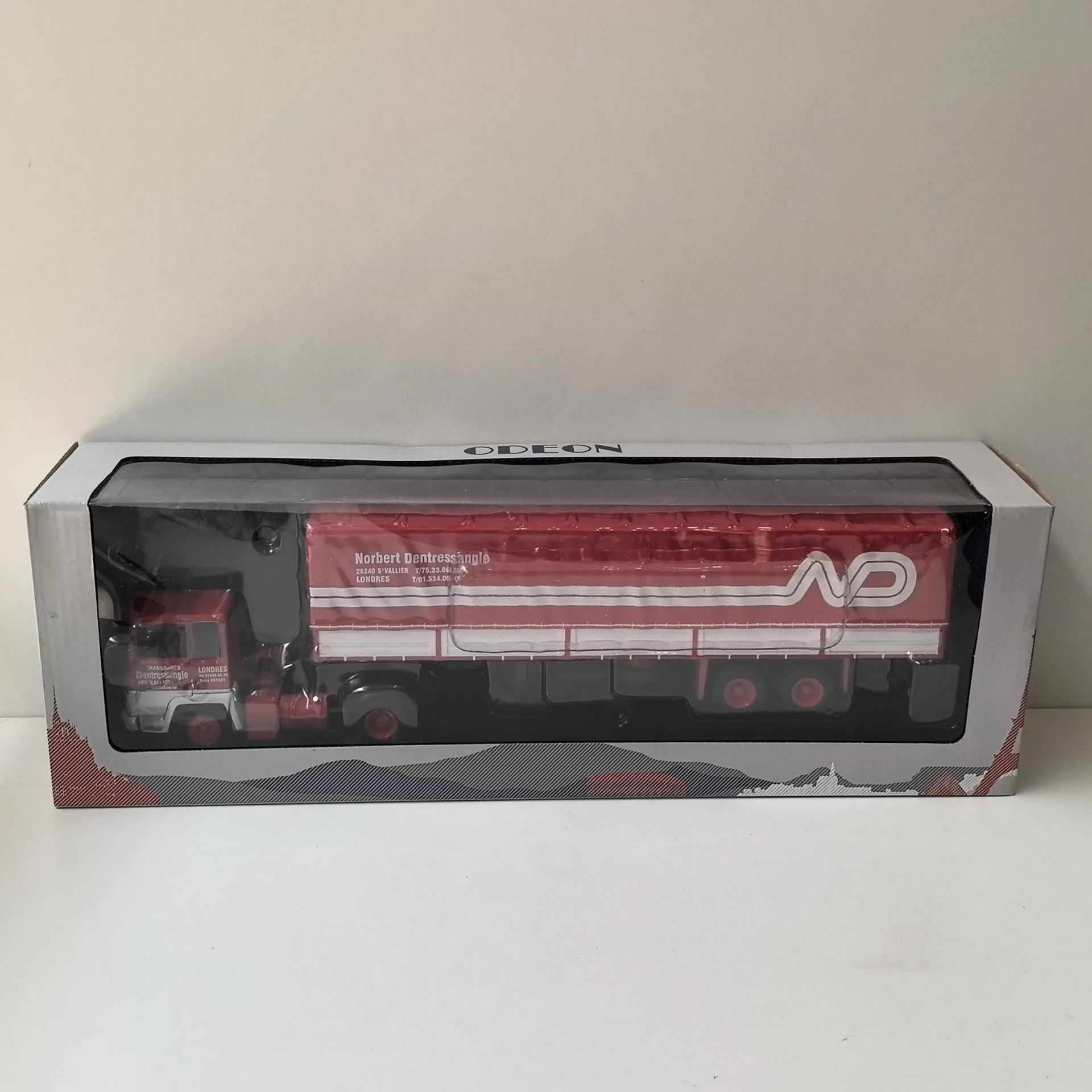 Moulé sous pression ODEON 1/43 échelle BERLIET TR260 Berliet tracteur camion modèle tête alliage corps de voiture en alliage plastique modèle de voiture jouet à collectionner