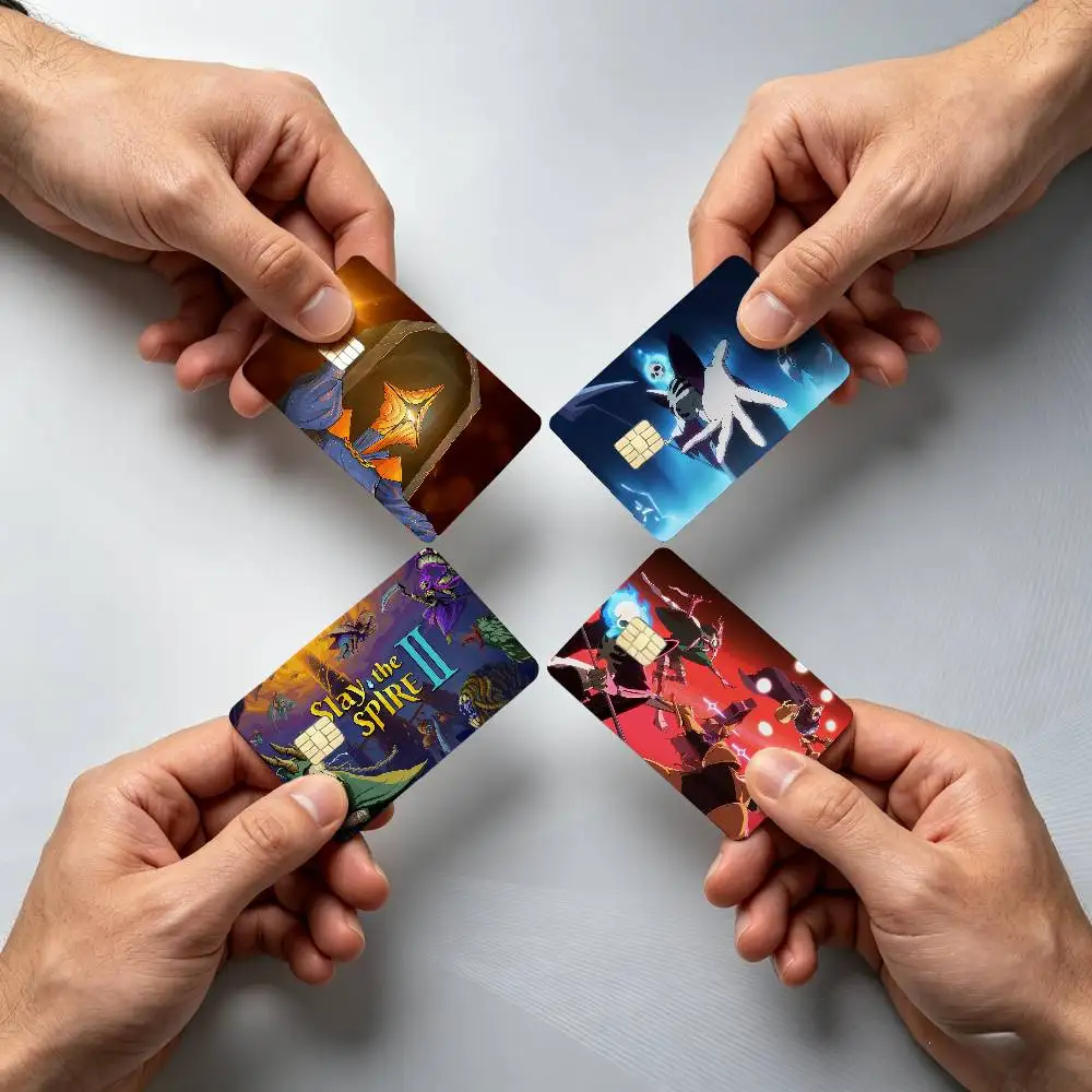 Slay the Spire 2 Game Bank Debit Decorative Protection Bus Subway Credit Card Stickers
