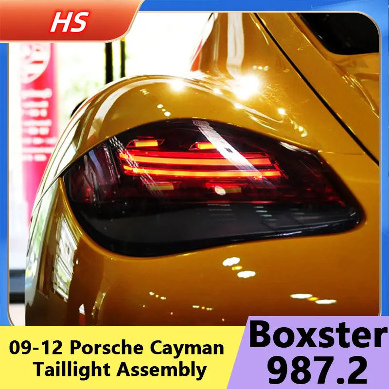 For 09-12 Porsche Cayman 987.2 Modified Rear Taillight Assembly Boxster Old Model LED Modified 987