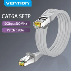 Przewód sieciowy Cat6A kabel Ethernet 10Gbps RJ 45 SFTP dla PS4 Laptop PC Router ADSL PLC serwosilnik Lan RJ45 Patch Cord