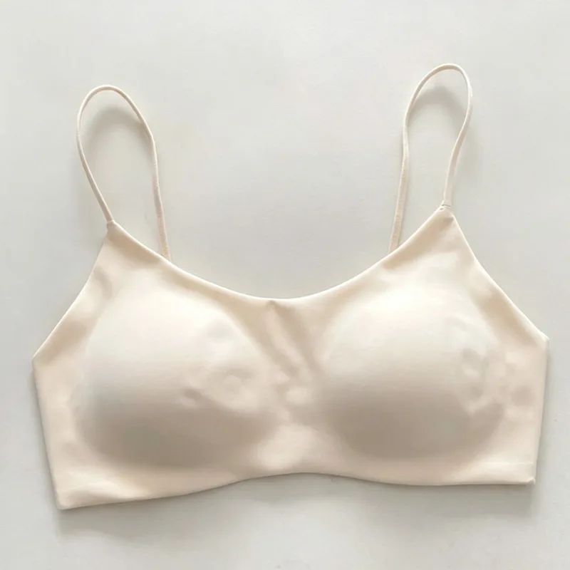 Invisible Traceless Bra Spaghetti Strap Wire-free Collect Breast Milk Backless Back Beauty Comfortable Bra