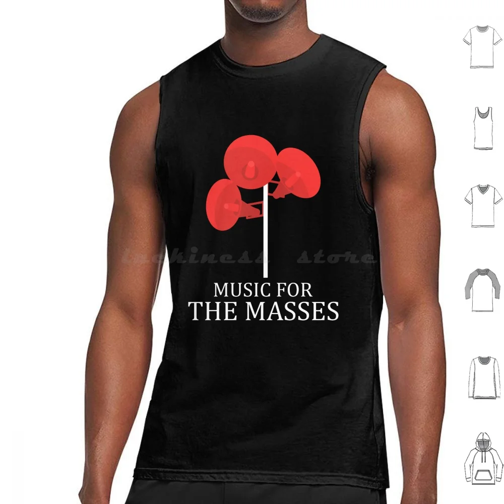 Música para masas camisetas sin mangas estampado algodón danza Dave Gahan Fan Art Edm Electro Electronica Jesús música para las masas
