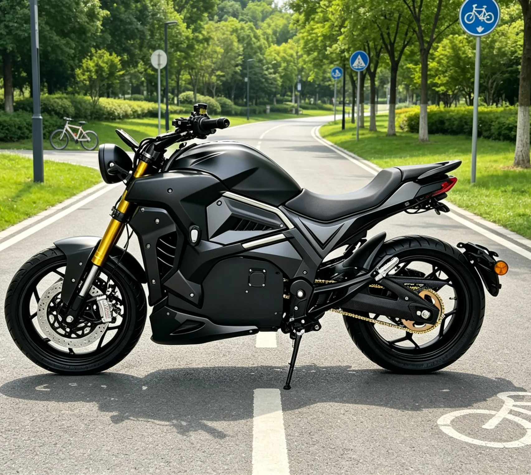 Picture 7: XDSS Chinese Factory Wholesale Big Motorcycle 3000-10000W 72V 90-180 Km/h Custom Color Street Bike In Stock Ultra-High-Power