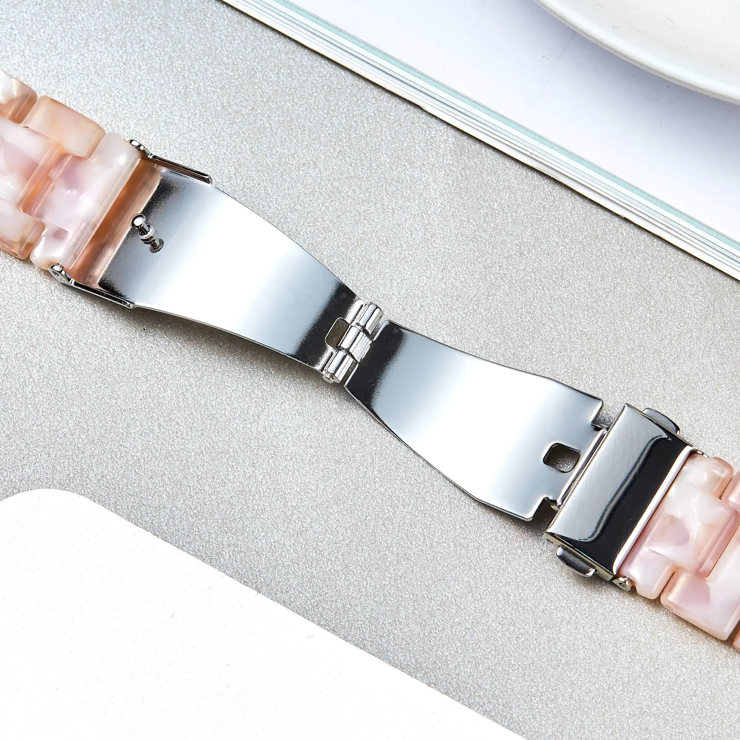 20mm Resin Strap for Samsung Galaxy Watch 7/6/5/4 44mm 40mm Band Active 2 WatchBand 22mm Strap Eco-friendly Replacement Bracelet