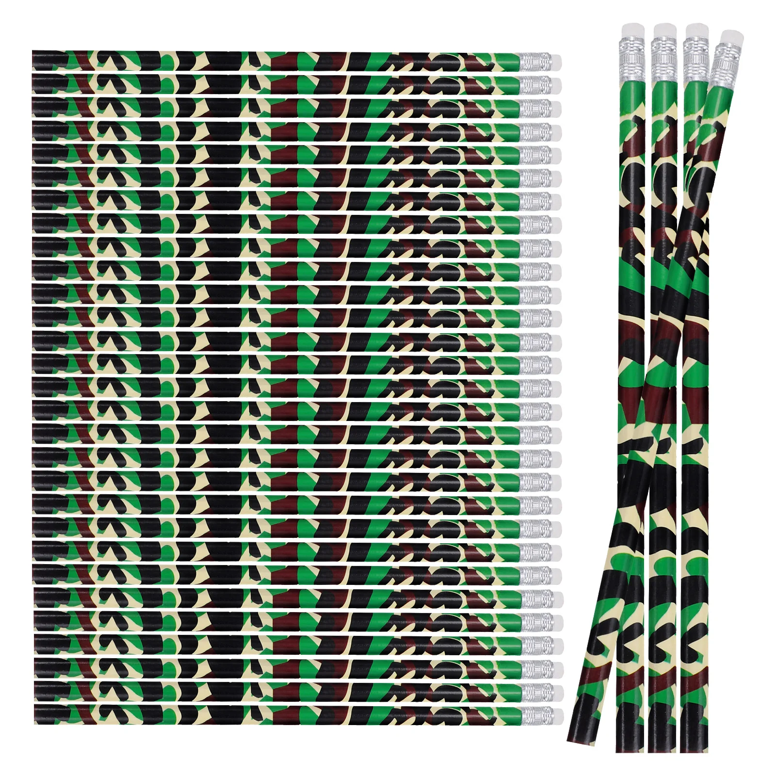 50 Pcs Pencils Bulk Camouflage Student Teacher Boy for Teachers Toddler