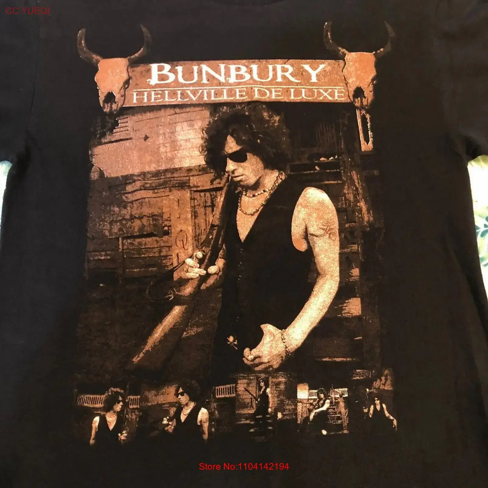 Camiseta Rara de Enrique Bunbury, Tallas S a 5XL, Estilo Vintage, Lavada, Cómoda, Elegante, Elástica, Streetwear Versátil, Ligeramente Casual