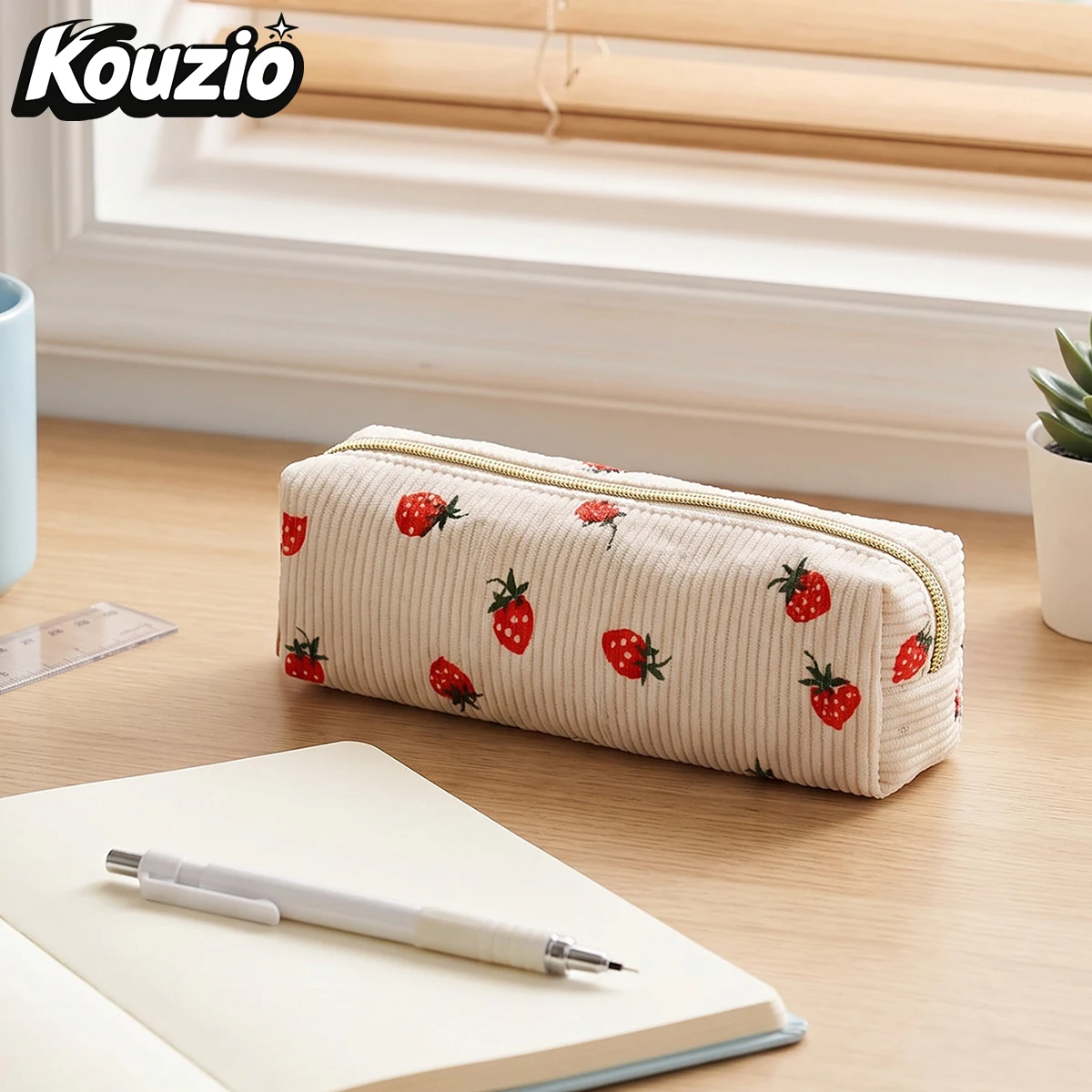 กระเป๋าใส่เครื่องเขียนแบบมีซิป - Strawberry Huller บทวิจารณ์และราคา