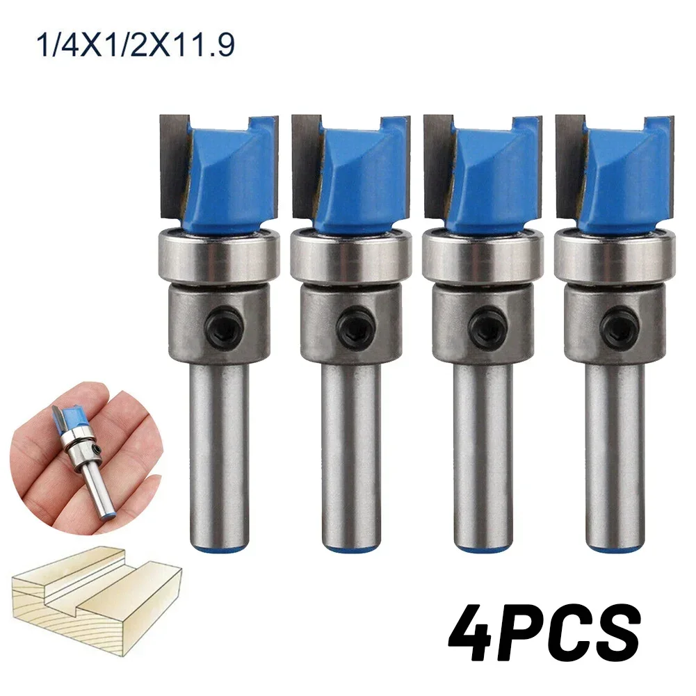 

New Practical High Quality Useful Router Bits Flush Mortise Router Bit Trim Woodwork Cutter High Strength Template
