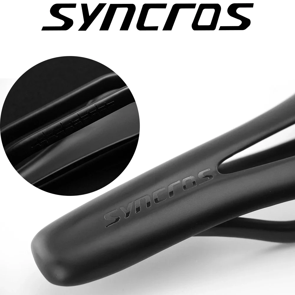 SYNCROS  carbom saddle  Carbon Fiber MTB Bicycle Saddle Bike Seat Cushion Road/Mountain Fold Bike Front Seat Cycing Seatposts