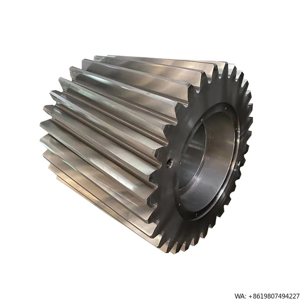 Custom Wide Face Steel Spur Gear ISO9001 Certified 0.02mm Tolerance Exceeds AGMA 12/DIN 4 Straight Tooth 6 Months Warranty
