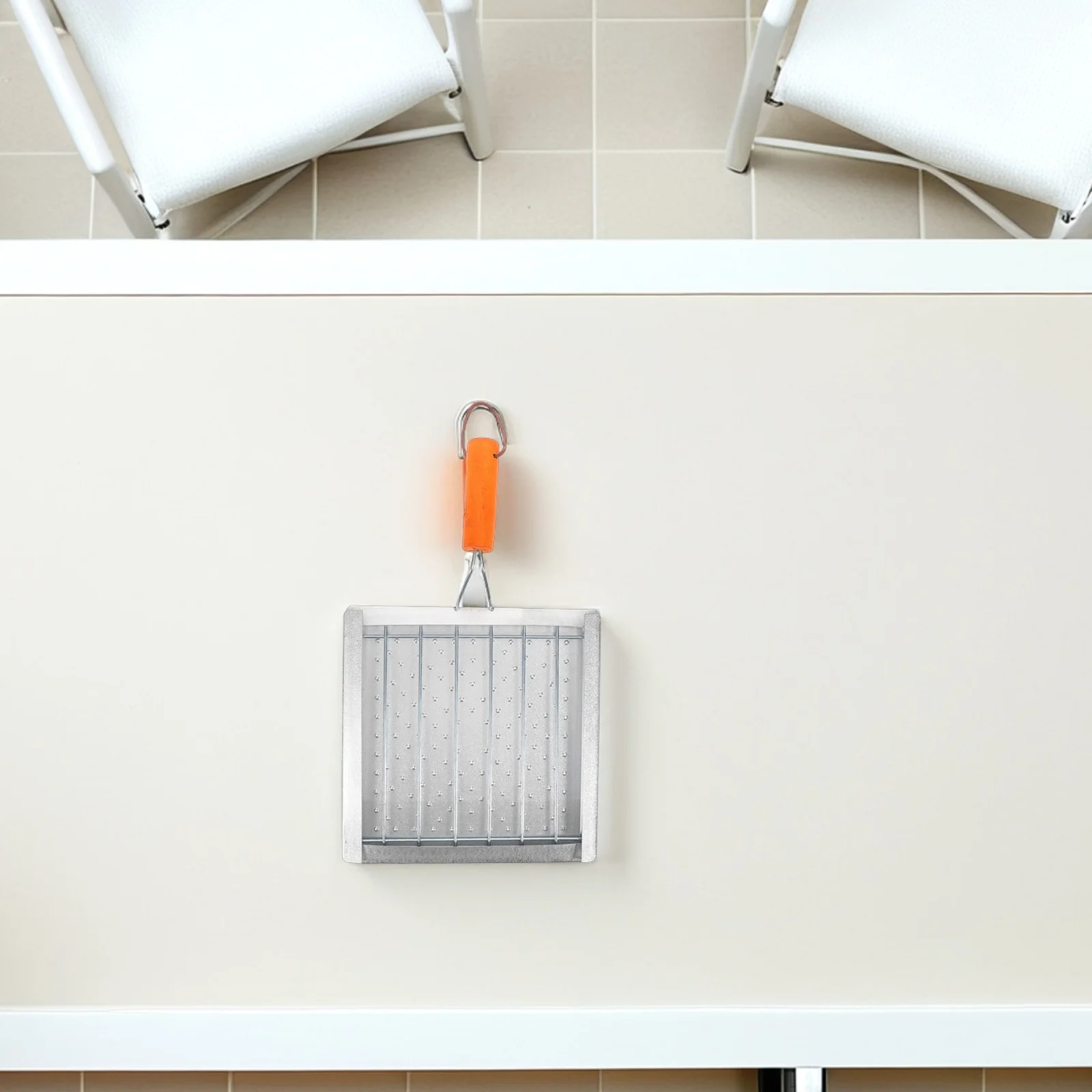 

Compact Grill Toaster For Camping Stainless Steel Barbecue Tray Portable Outdoor Cooking Tool Foldable Wood Handle Roasting Rack