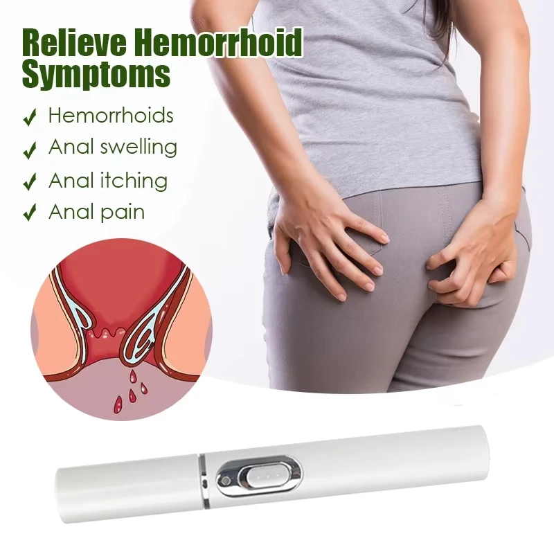 Hemorrhoid Medical Laser Pen Repair Anal Soft Tissue Stop Bleeding Effective Anti Swelling Pain Relief Laser Pointer Health Care
