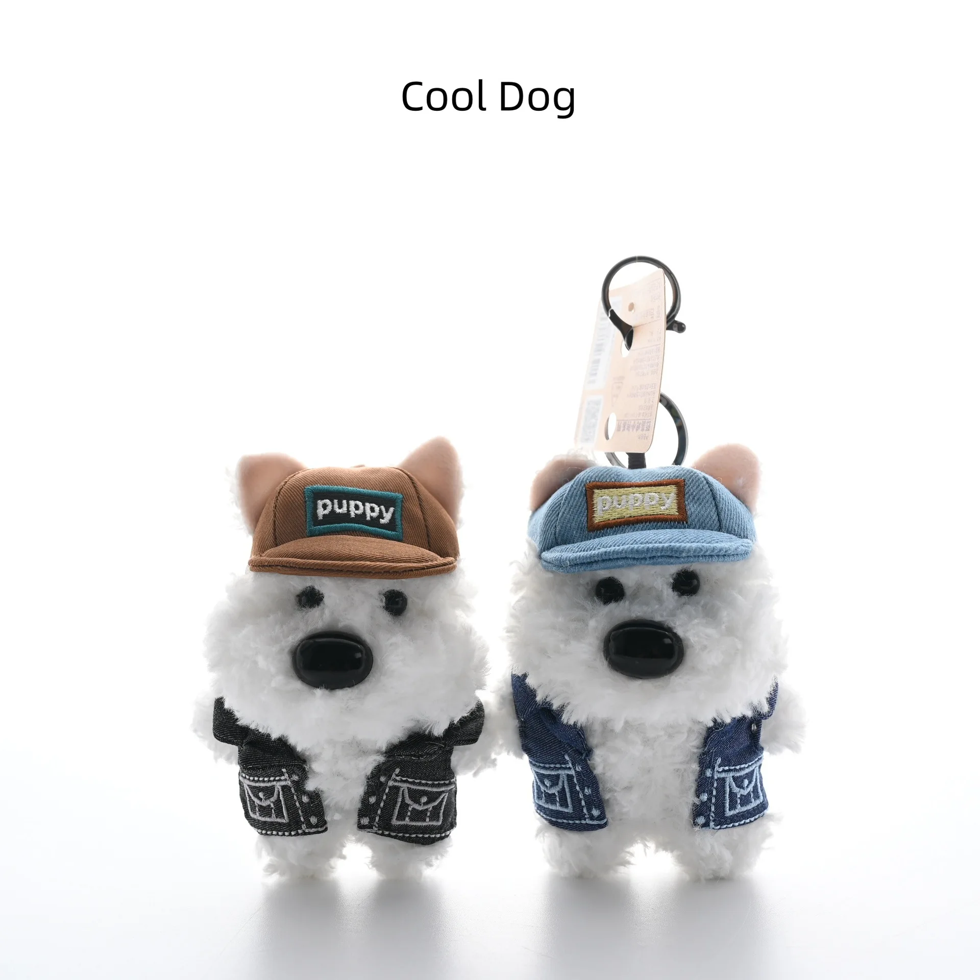 West Highland Little Dog Cooler Hund Plüsch Anhänger Tasche Puppe Anhänger Schlüsselanhänger Puppe