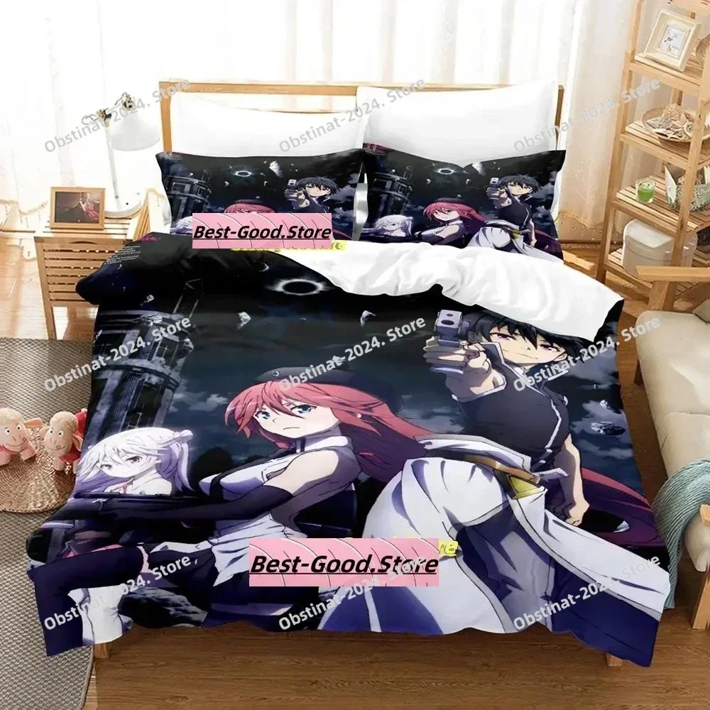 

2023 Lilith Asami Trinity Seven Bedding Set Single Twin Full Queen King Size Bed Set Adult Kid Bedroom Duvetcover Sets Anime Bed