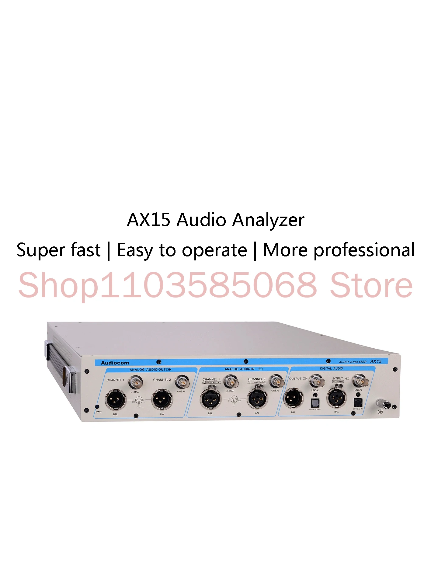 Audio Analyzer AX15 Replaces APX515