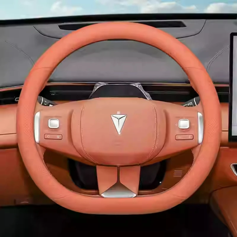 

Автомобильный противоскользящий дышащий ультратонкий чехол на руль для Changan Deepal S07 S05 2025 ультратонкий расширенный диапазон Pure Electric