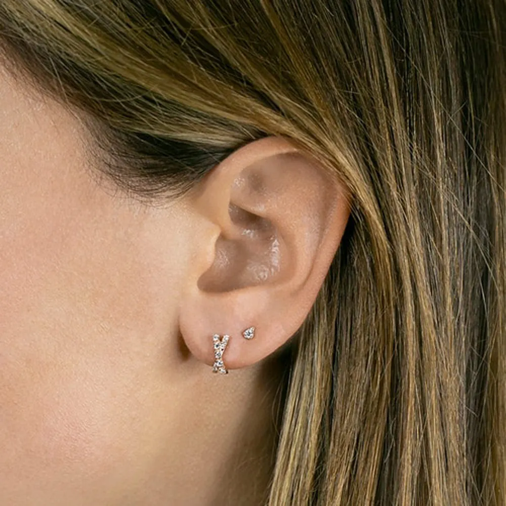 SHADOWHUNTERS الأصلي 925 فضة الصليب وأقراط للنساء الزفاف الفضة 925 X أقراط لوازم مجوهرات الأزياء #2