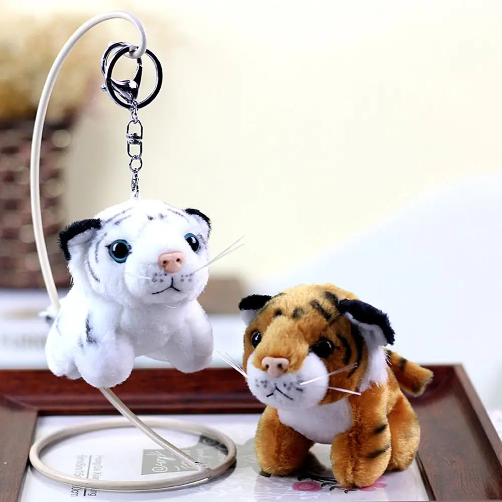 Ornament Chinese Zodiac Tiger Stuffed Animals 2022 New Year Stuffed Toys Tiger Plush Keychain Car Plush Keyring Plush Pendant