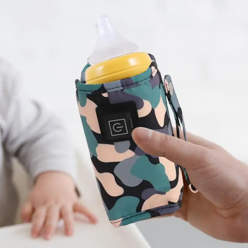 Travel Bottle Warmer Milk Heat Keeper USB Rapid Heating Milk Bottles Warmer Heat Keeper For All Bottles Family Outing