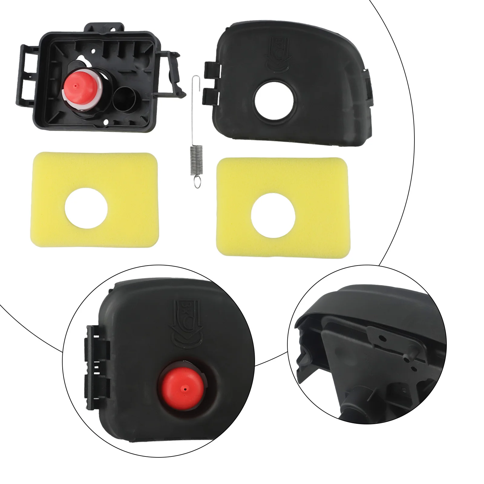 Engine Components Air Filter Kit Air Cleaner Cover Air Filter Base Foam Filter Governor Spring Optimal Performance