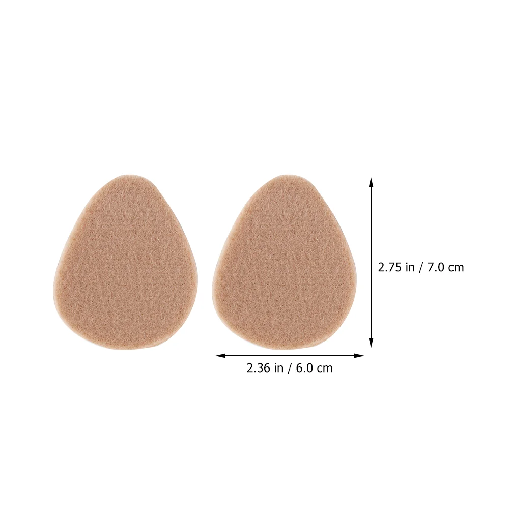 6 Pairs Shoe Inserts Foot Pad Thickened Half Size High Heel Pads Cushion Non-slip Forefoot Metatarsal Insoles Women's