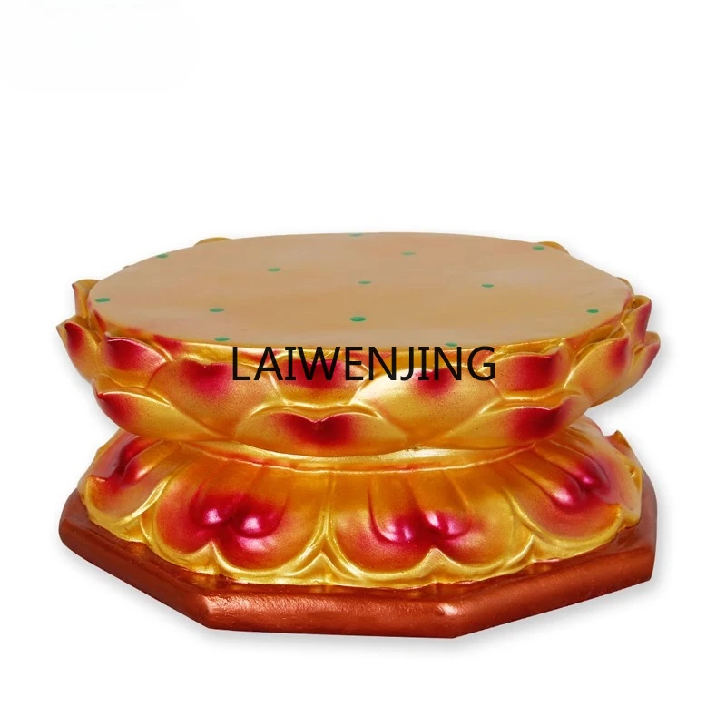 

SGF Guanyin Lotus Base Exquisite Buddha Statue Pad Lotus Table Resin