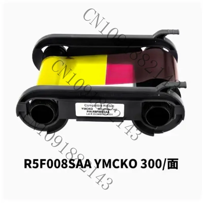 

1pcs Compatible R5F008SAA YMCKO Ribbon WITHOUT CHIP 300 Prints For Evolis Zenius Primacy ID Card Printers XMSJ