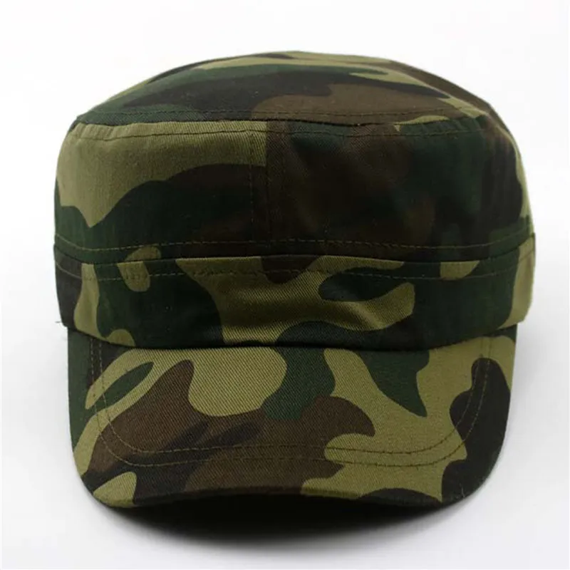 Summer Fashion Men Baseball Caps Tactical Camouflage Flat Cap Hats Women Men's Outdoor Visor Training Camo