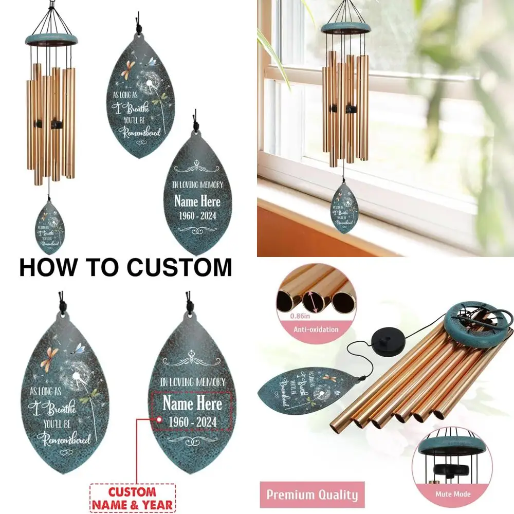 

honor loved ones with custom wind chimes: a sentimental tribute to dearest dad or mom