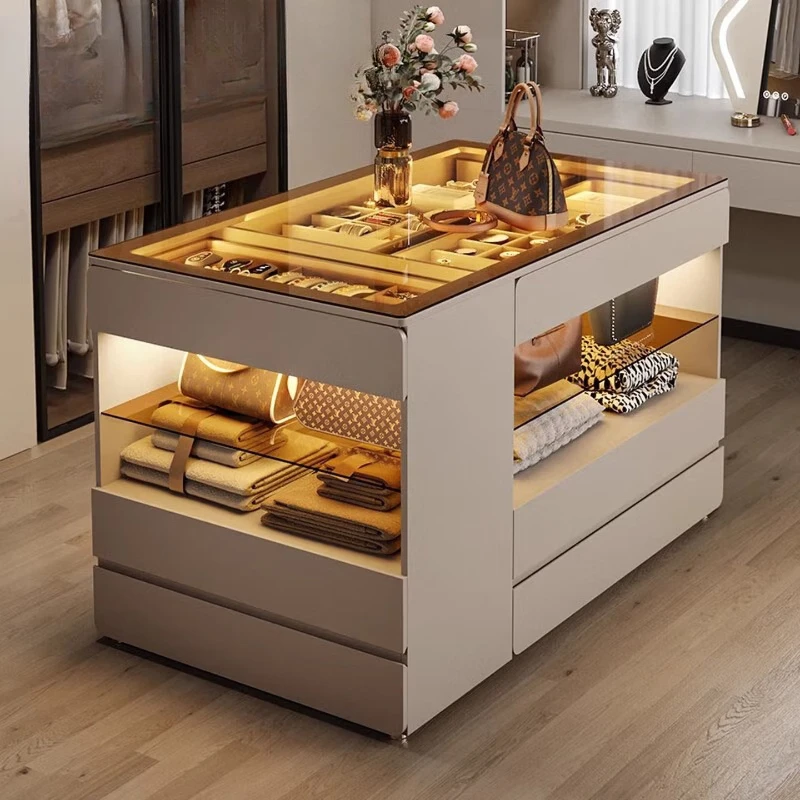 

Современный простой шкаф-остров для гардеробной, домашний островной шкаф