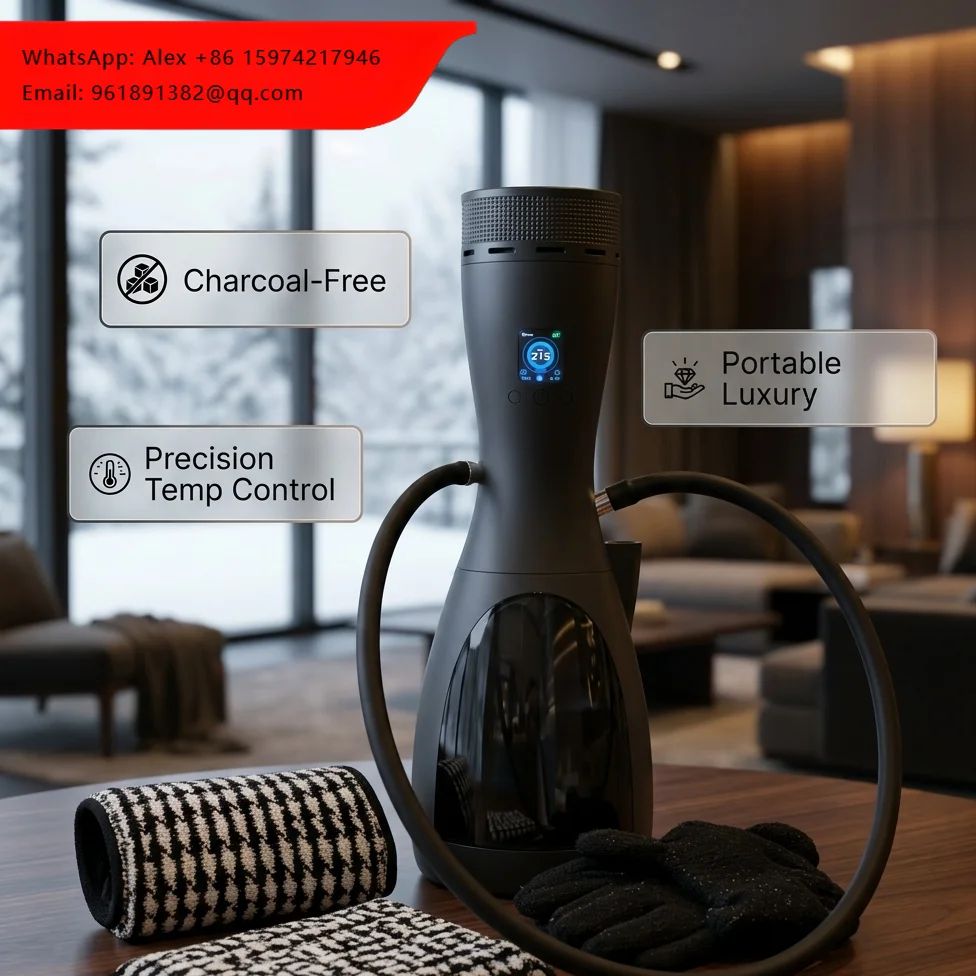 

Electric Hookah Set Portable Shisha Without Charcoal Luxury E-Hookah Wholesale Factory Price