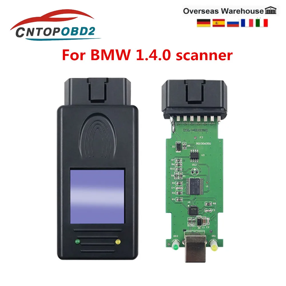 For BMW OBD2 Code Reader V1.4.0 Scanner For BMW Car Diagnostic Tool Multi-Function Unlock Version 1.4  Auto Scanner For BMW Cars