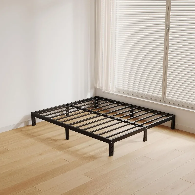 

Low Profile Bed Frame - Heavy Duty Metal Bed Frame,Heavy Duty Platform with Steel Slats,Easy Assembly,Noise-Free,Non-Slip