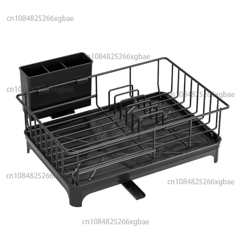 Kitchen Sink Drain Countertop Dish Rack, Household Wrought Iron Rack, Multi-functional Storage Rack
