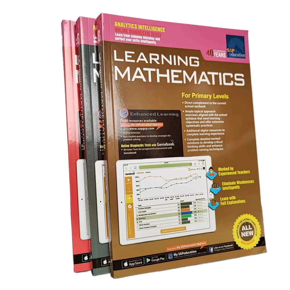 1 Book Sap Learning Mathematics Book Grade 1/2/3/4/5/6 Children Learn Math Books Singapore Primary School Mathematics Textbook