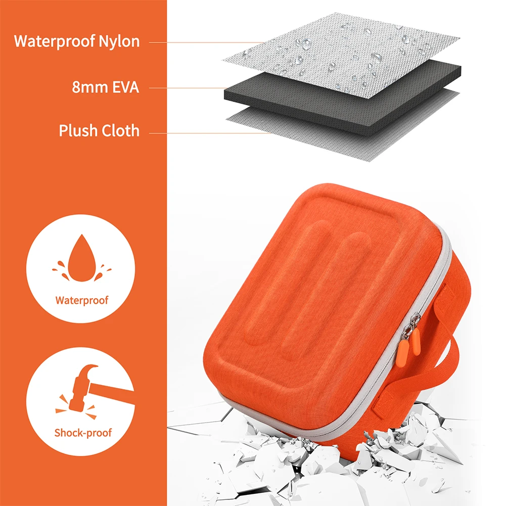 حقيبة حمل صلبة حافظة واقية مضادة للصدمات مع حقيبة كتف بحزام كتف لـ Yoto الجيل الثالث لمشغل Yoto الجيل الثالث