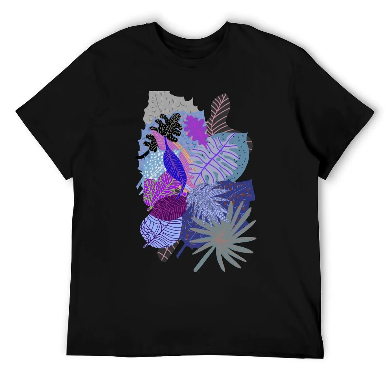 

Ultraviolet Fade Nature Leaves T-Shirt man graphic t shirt t shirts for man graphic vintage T-Shirt
