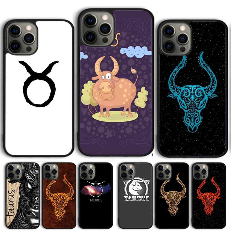 Taurus bull Phone Case Cover For iPhone 15 16 14 13 12 Pro Max mini 11 Pro Max XS X XR Plus Coque Shell