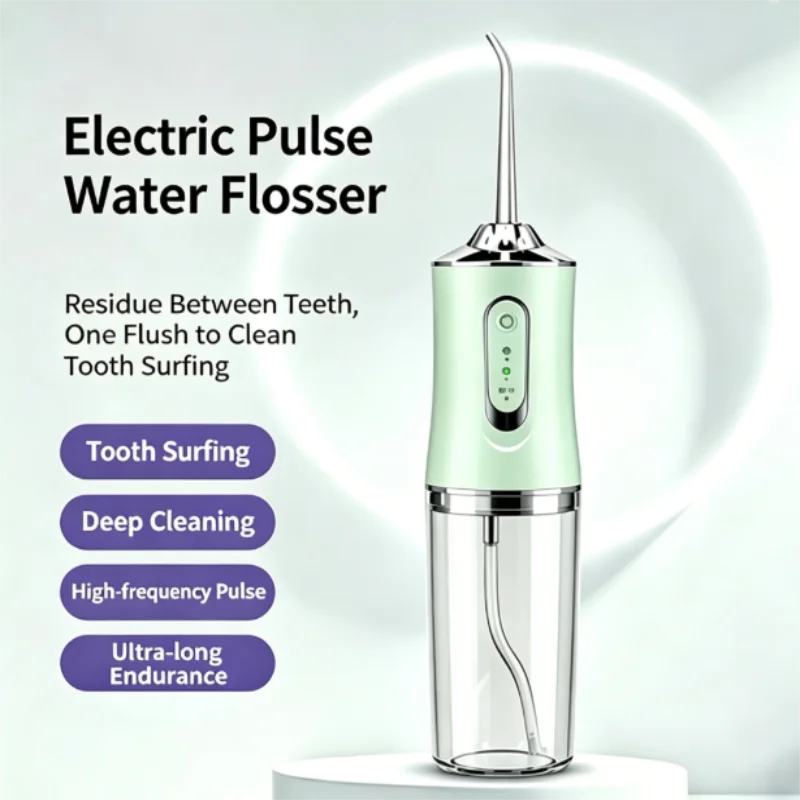 

Electric Water Floss, Intelligent Chip, Precise Pressure Control, 360 Degree Rotating Nozzle, Tooth Cleaning Device