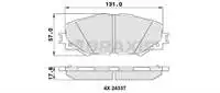 

AA0107 for brake pad RAV 4 0611