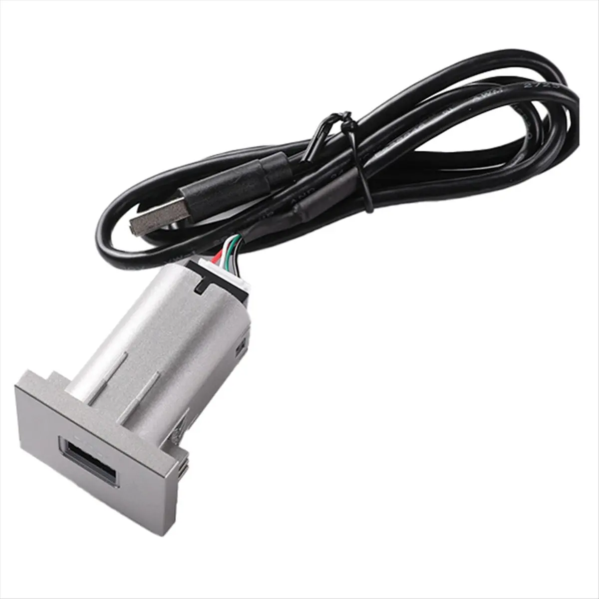 A67F 12V/24V Silver Car USB Vehicle Adapter Audio Radio U-Disk Accessories for Ford Focus 2 Mk2 2009-2011 Accessories