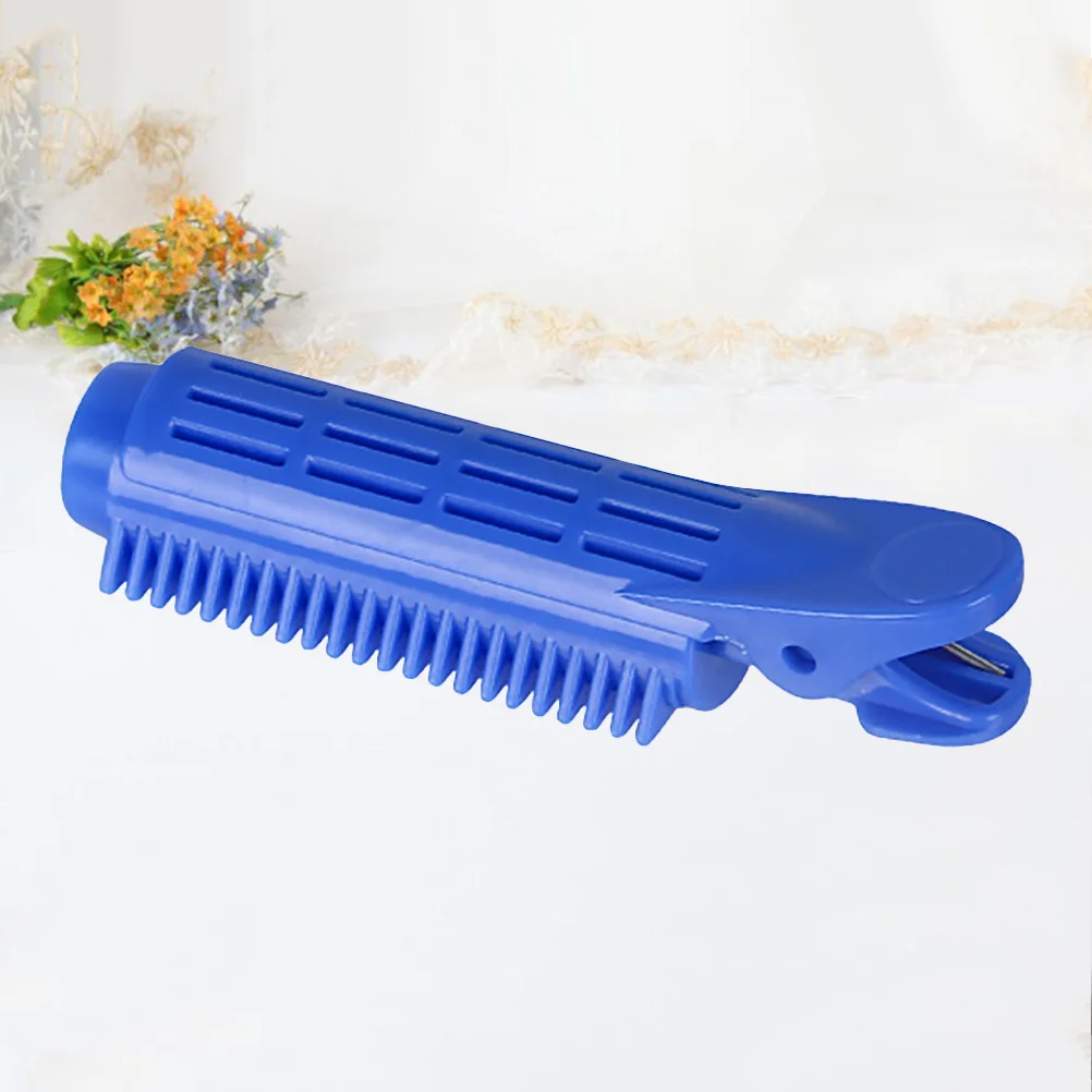 مشابك جذور الشعر باللون الأزرق خفيفة الوزن للشعر السميك والرفيع والقصير الطويل بدون حرارة وأدوات تجعيد محمولة سهلة التصميم #6