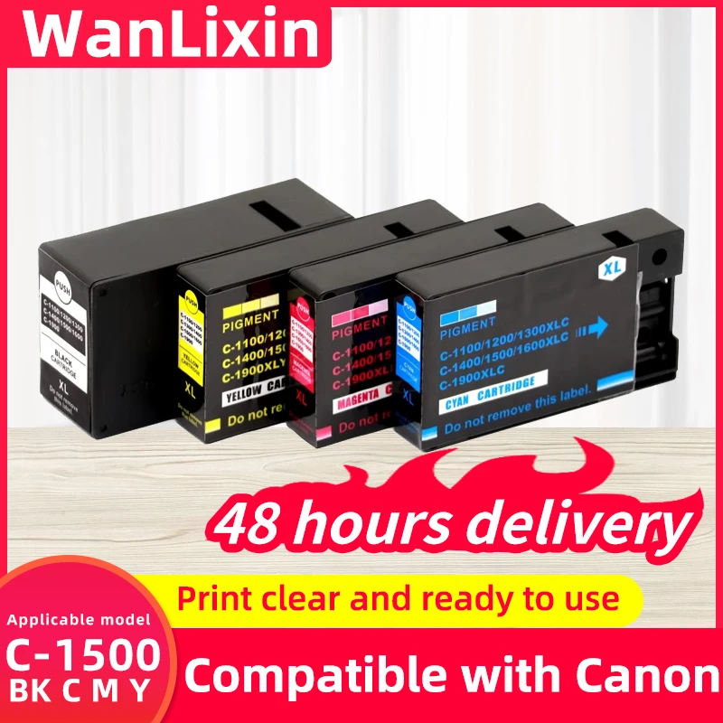 PGI1500 PGI1500XL Совместимый картридж для принтера Canon MAXIFY MB2050 MB2350 MB2354 MB2355 MB2356 MB2357 MB2150 MB2750