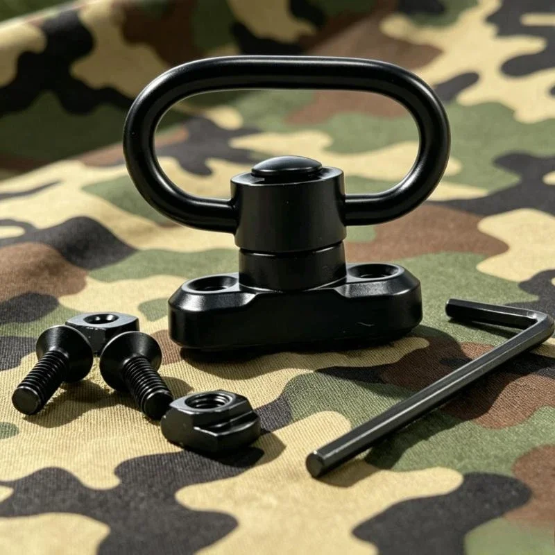 2026 Latest Metal MLOK QD Sling Loop Swivel Universal Mount Bracket Outdoor Combat Game Single Double Point Strap Parts