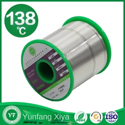 200g  Sn42Bi58 Rosin cored low-temperature Solder wire tin bismuth environmentally friendly solder wire low melting point 138℃