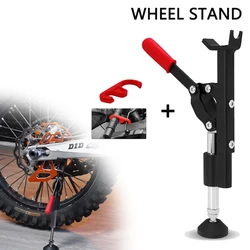 Motorcycle Wheel Stand Handle Portable Single Sided Paddock Stand Front Rear Support Foldable Tire Repairing Tool lift Universal